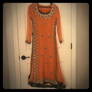 4 piece Indian Pakistani dress